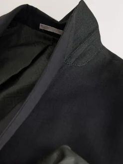 Next Black Slim Fit Signature Nova Fides 100% Italian Wool Tuxedo Suit Jacket^ Black Suits|Suits & Tuxedos