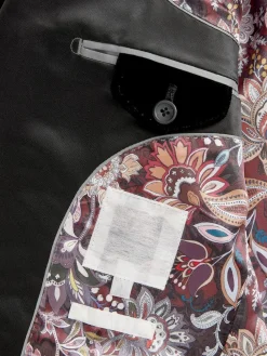 Next Slim Fit Signature Pontoglio Italian Velvet Blazer Black