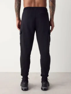 Next Slim Fit Slim Fit Brushback Heavyweight Cargo Joggers^ Joggers|Joggers