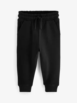 New Next Black Slim Fit Soft Touch Jersey Joggers (3mths-7yrs)