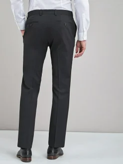 Next Black Slim Fit Stretch Smart Trousers^ Pants & Chinos|Occasionwear