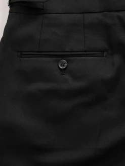 Next Black Slim Fit Suit Trousers With Side Adjuster^ Pants & Chinos|Occasionwear