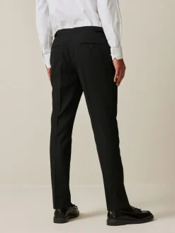 Next Black Slim Fit Suit Trousers With Side Adjuster^ Pants & Chinos|Occasionwear