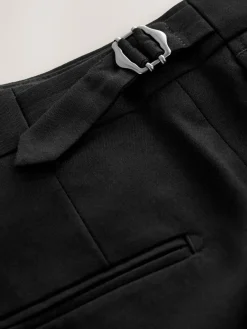 Next Black Slim Fit Suit Trousers With Side Adjuster^ Pants & Chinos|Occasionwear