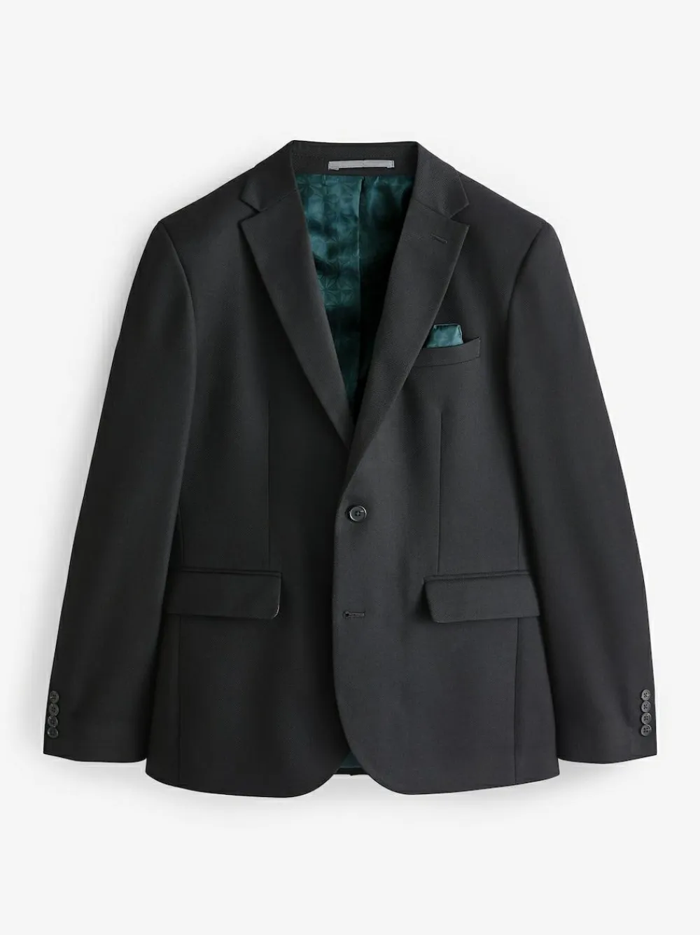 Next Black Slim Fit Textured Suit Jacket^ Blazers & Formal Jackets|Black Suits
