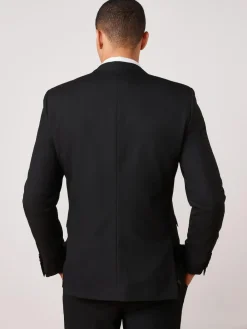 Clearance Next Slim Fit Two Button Suit Jacket Black