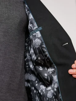 Clearance Next Slim Fit Two Button Suit Jacket Black