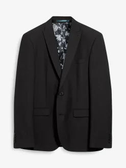 Clearance Next Slim Fit Two Button Suit Jacket Black