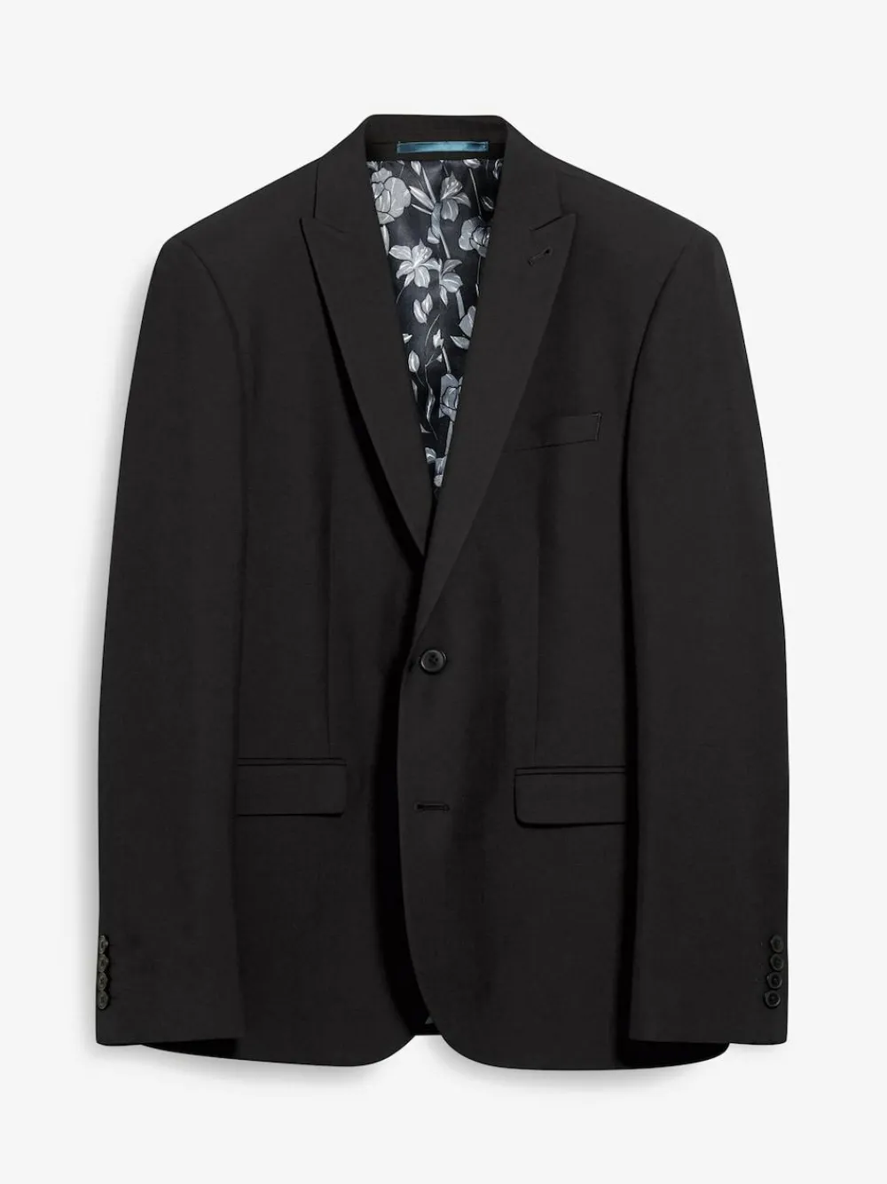 Clearance Next Slim Fit Two Button Suit Jacket Black