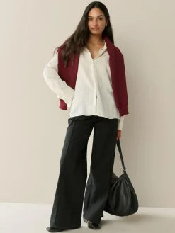 Next Slim Lift and Shape Wide Leg Jeans^Women Jeans|Jeans