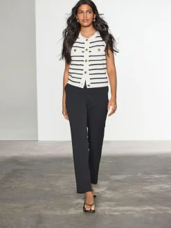 Next Slim Tailored Trousers Black