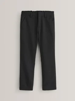 Outlet Next Slim Waist Straight Leg School Trousers (3-17yrs) Black