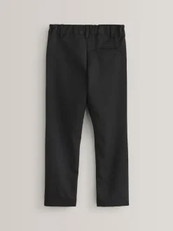 Outlet Next Slim Waist Straight Leg School Trousers (3-17yrs) Black