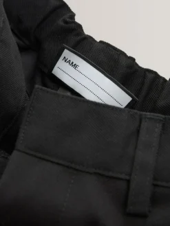 Outlet Next Slim Waist Straight Leg School Trousers (3-17yrs) Black