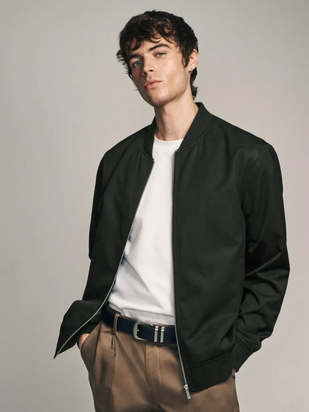 Next Black Smart Bomber Jacket^ Blazers & Formal Jackets|Occasionwear