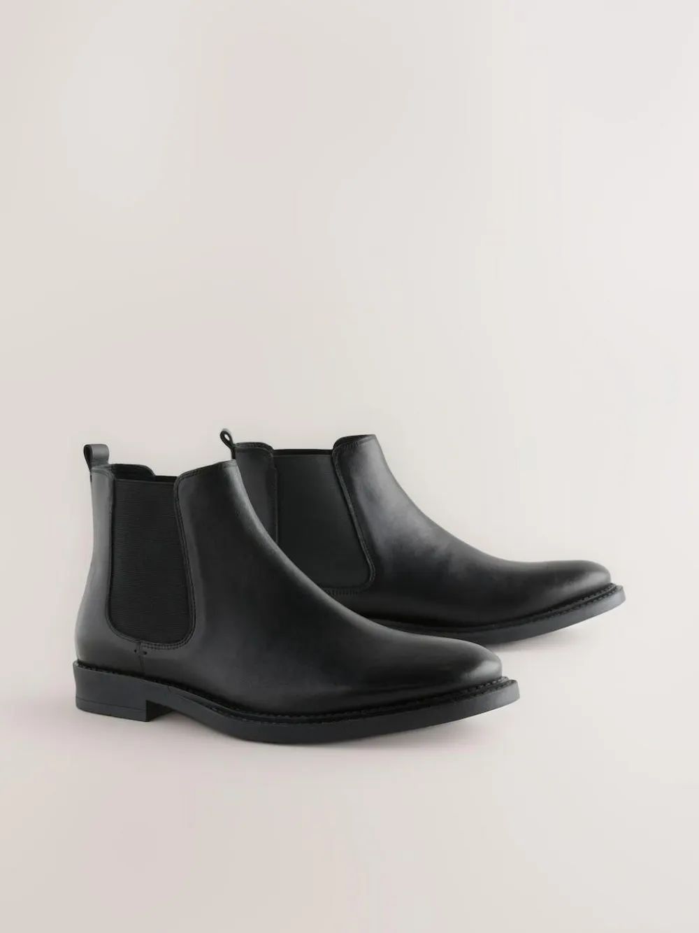 Next Black Smart Leather Chelsea Boots^ Boots|Boots