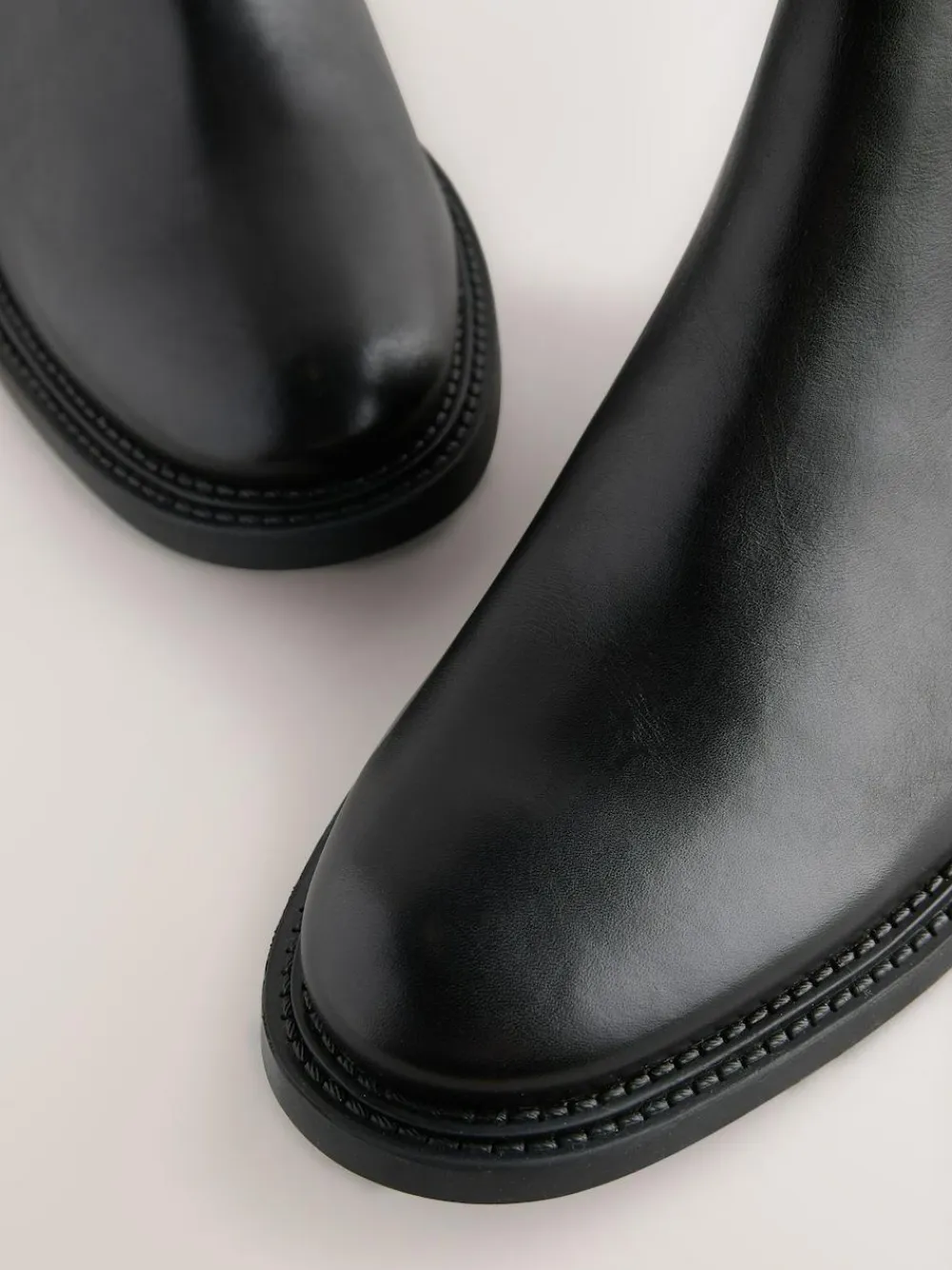 Next Black Smart Leather Chelsea Boots^ Boots|Boots