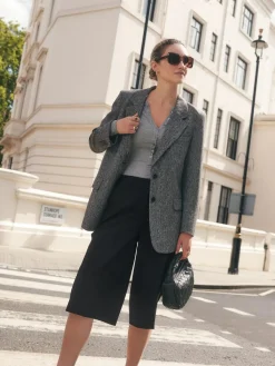 New Next Smart Longline Shorts Black