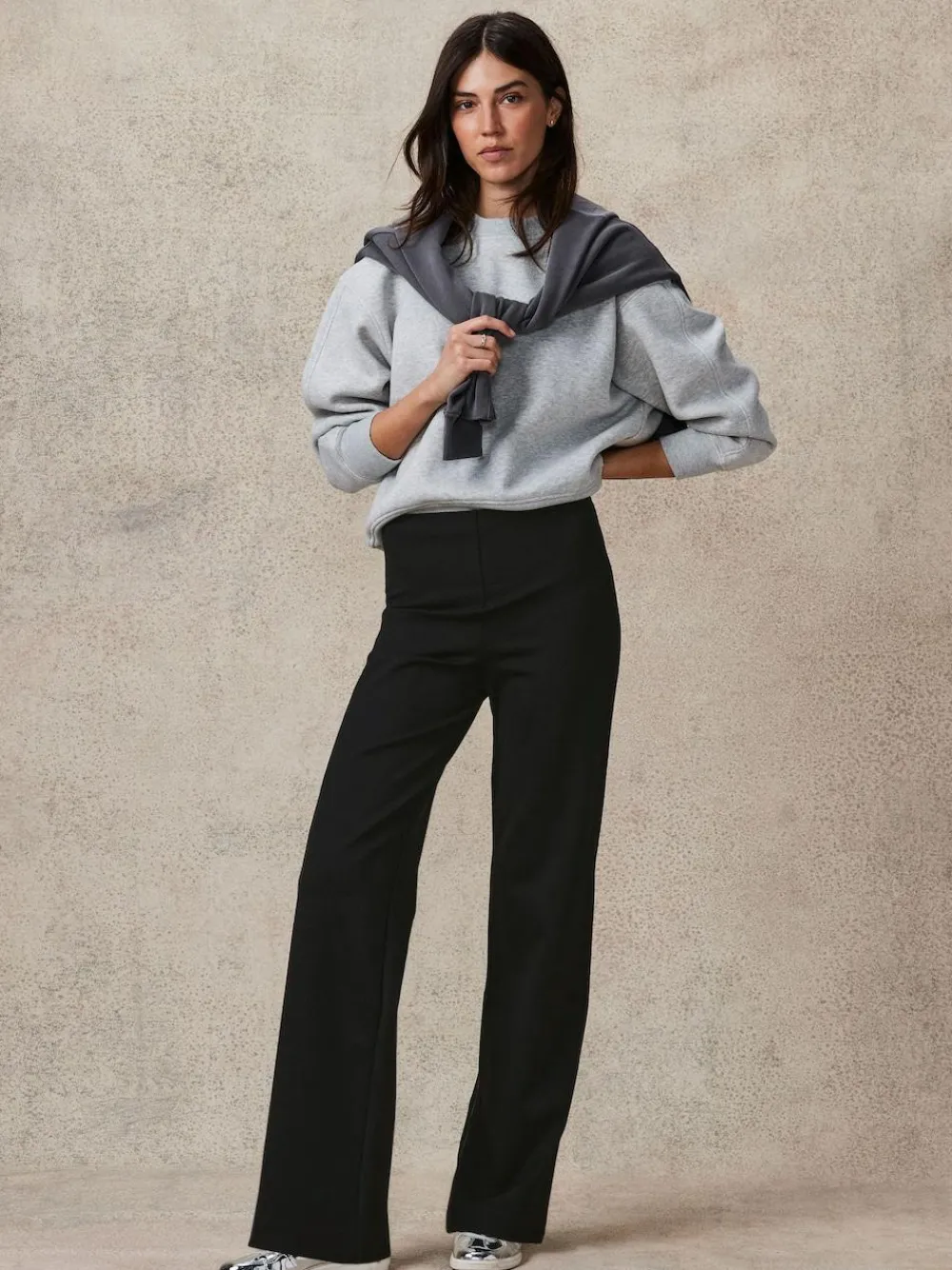 Next Smoothing Ponte Jersey Wide Leg Trousers^Women Nightwear|Pants