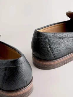 Next Snaffle Loafers Black