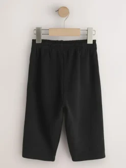 Sale Next Black Soft Touch Wide Fit Joggers (3mths-7yrs)