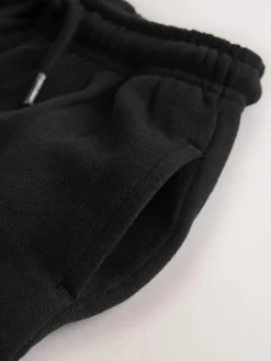 Sale Next Black Soft Touch Wide Fit Joggers (3mths-7yrs)