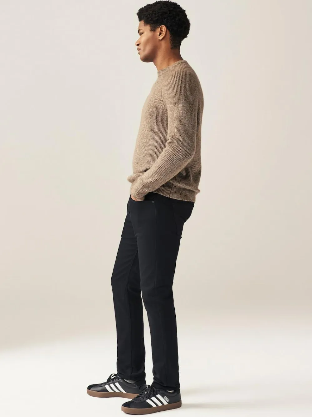 Next Black Solid Single Skinny Fit Classic Stretch Jeans^ Jeans|Jeans