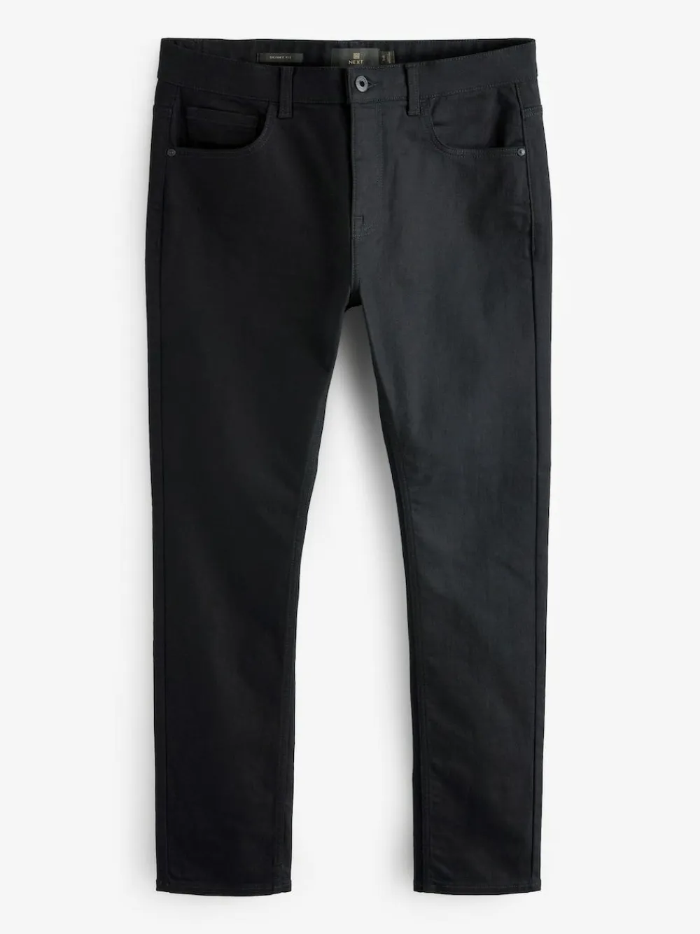 Next Black Solid Single Skinny Fit Classic Stretch Jeans^ Jeans|Jeans
