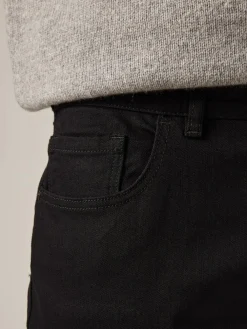 Next Black Solid Single Slim Fit Classic Stretch Jeans^ Jeans|Jeans