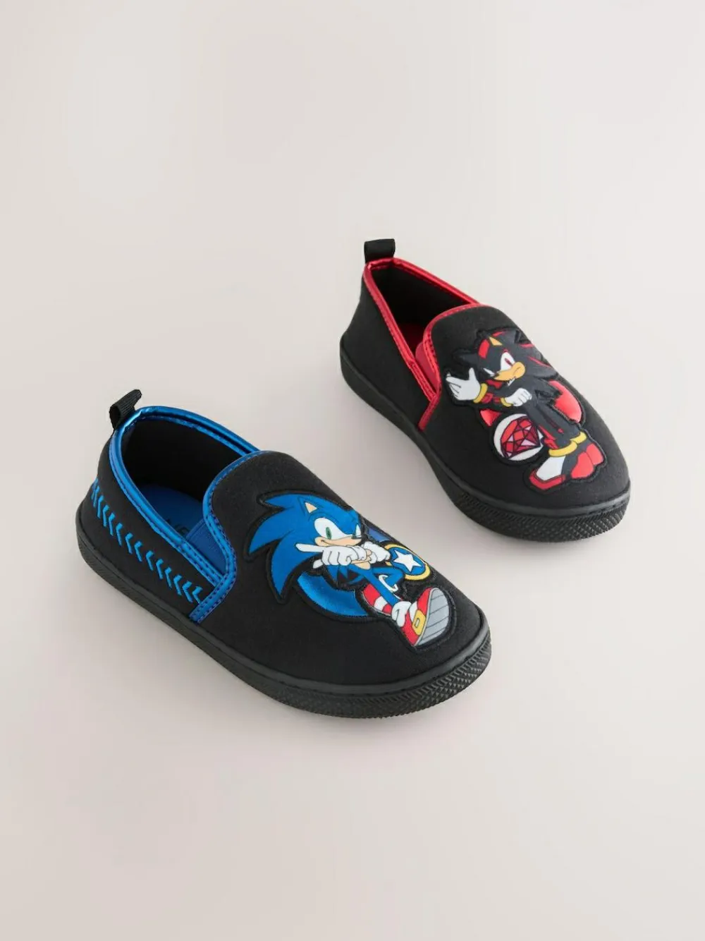 New Next Black Sonic Cupsole Slippers