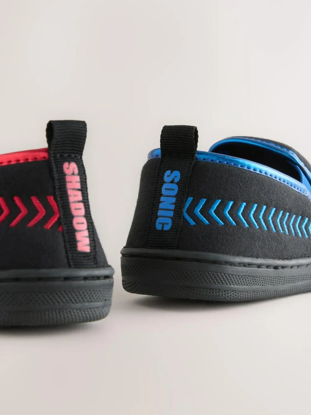 New Next Black Sonic Cupsole Slippers