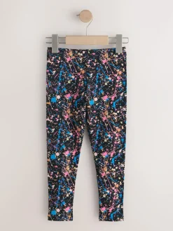 Next Black Splat Leggings (3-16yrs)^ Pants & Leggings|Pants & Leggings