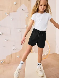 Sale Next Black Sports Shorts (3-16yrs)