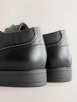 Outlet Next Standard Fit Derby Lace-Up Shoes Black