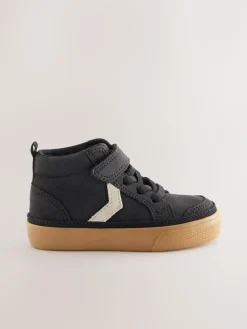 Next Standard Fit (F) Elastic Lace Touch Fastening Chevron Boots^BOY Sneakers|Sneakers