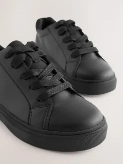Next Black Standard Fit (F) Lace Up School Shoes^BOY School Shoes|Boys Shoes