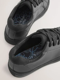 Next Black Standard Fit (F) Lace Up School Shoes^BOY School Shoes|Boys Shoes