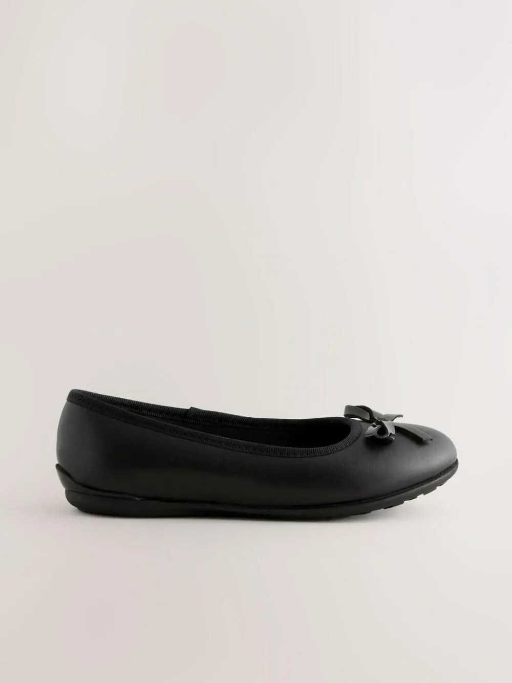 Next Standard Fit (F) Leather Ballerina School Shoes^ Shoes
