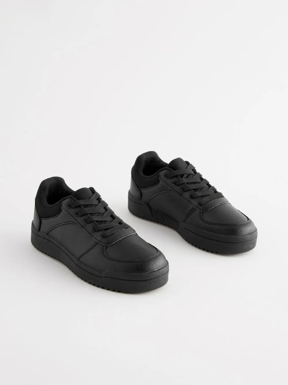 Outlet Next Black Standard Fit (F) School Lace-Up Shoes