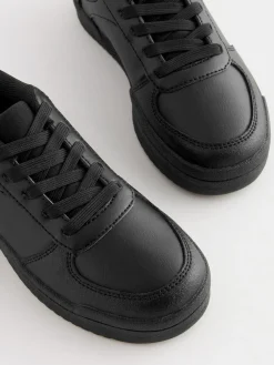 Outlet Next Black Standard Fit (F) School Lace-Up Shoes