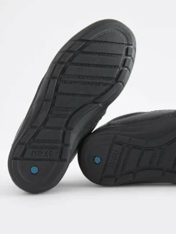 Best Next Black Standard Fit (F) School Leather Loafers