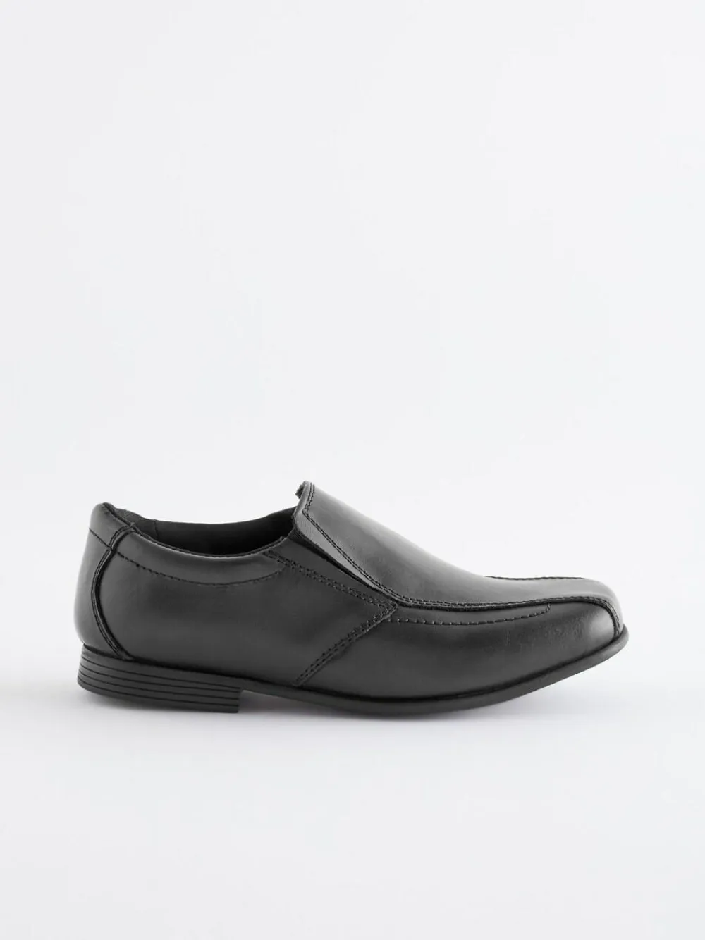 Sale Next Black Standard Fit (F) School Leather Loafers