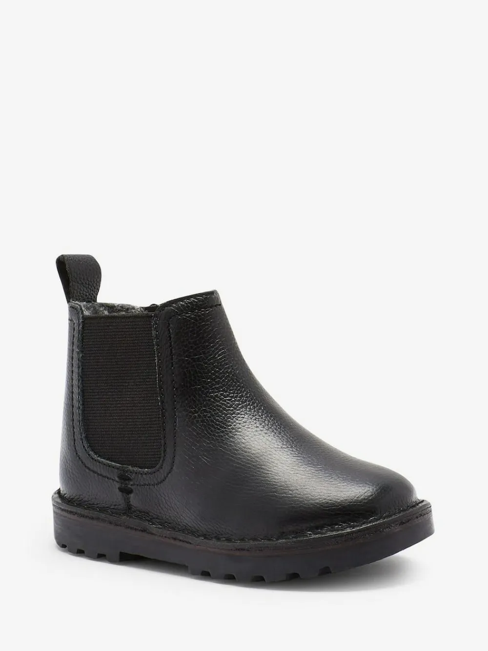 Next Standard Fit (F) Warm Lined Leather Chelsea Boots^BOY Baby Boots|Boots