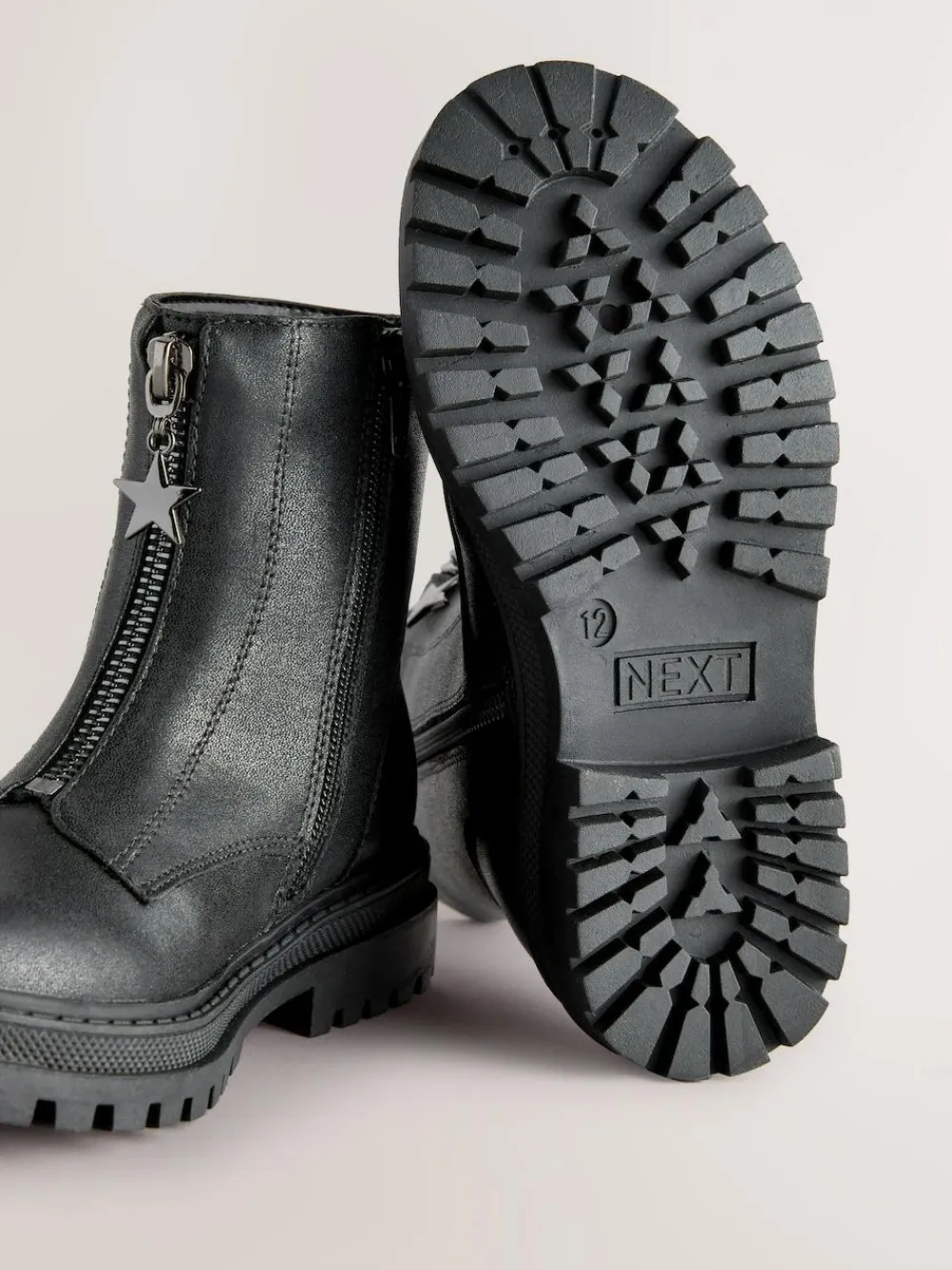 Next Standard Fit (F) Zip Front Ankle Boots^ Boots|Boots & Wellies