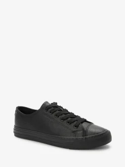 Sale Next Standard Fit Patent Baseball Trainers Black