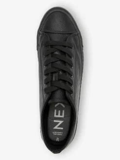 Sale Next Standard Fit Patent Baseball Trainers Black