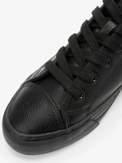 Sale Next Standard Fit Patent Baseball Trainers Black