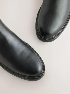 Clearance Next Standard/Wide Fit Buckled Chelsea Boots Black