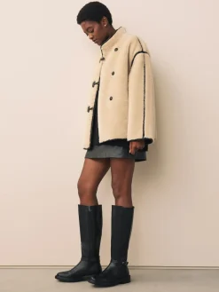 Online Next Standard/Wide Fit Forever Comfort® Buckle Detail Riding Boots Black