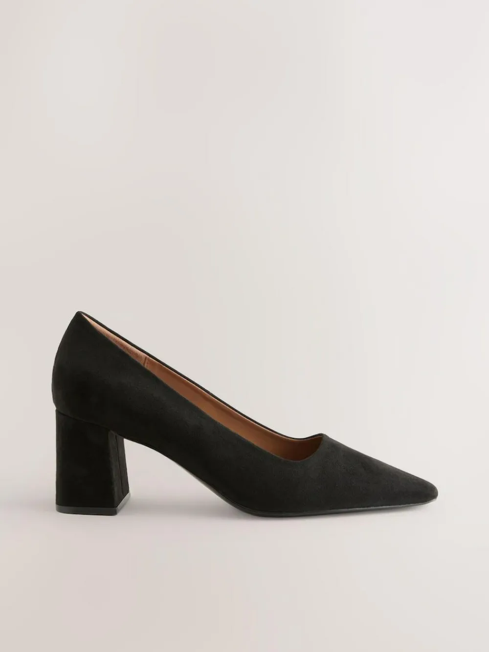 Next Standard/Wide Fit Standard Chisel Toe Block Courts^Women Wide Fit & Extra Wide Fit|Heels